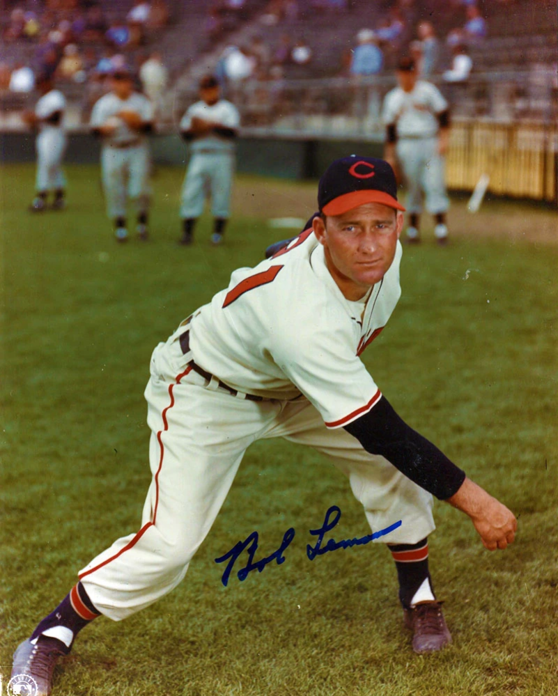 Bob Lemon Autographed Signed 8x10 Photo Poster painting ( HOF Indians ) REPRINT