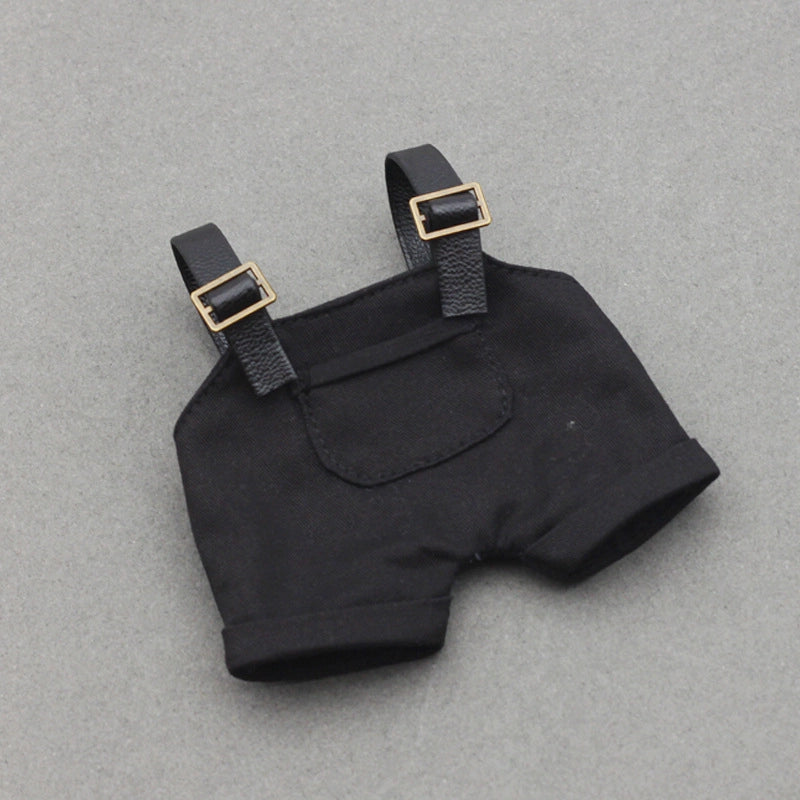 3 Pieces (suspenders) Blind Box Macaron Shirt Suit Dress 10CM Cotton Doll