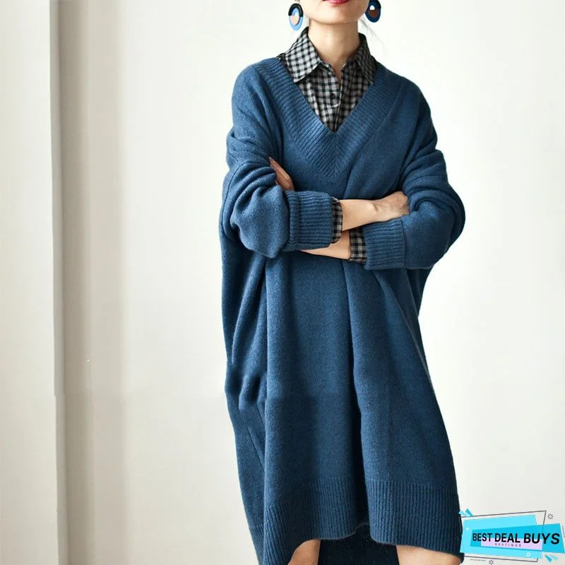 Khaki Gray Casual Cotton-Blend V Neck Shirts & Tops