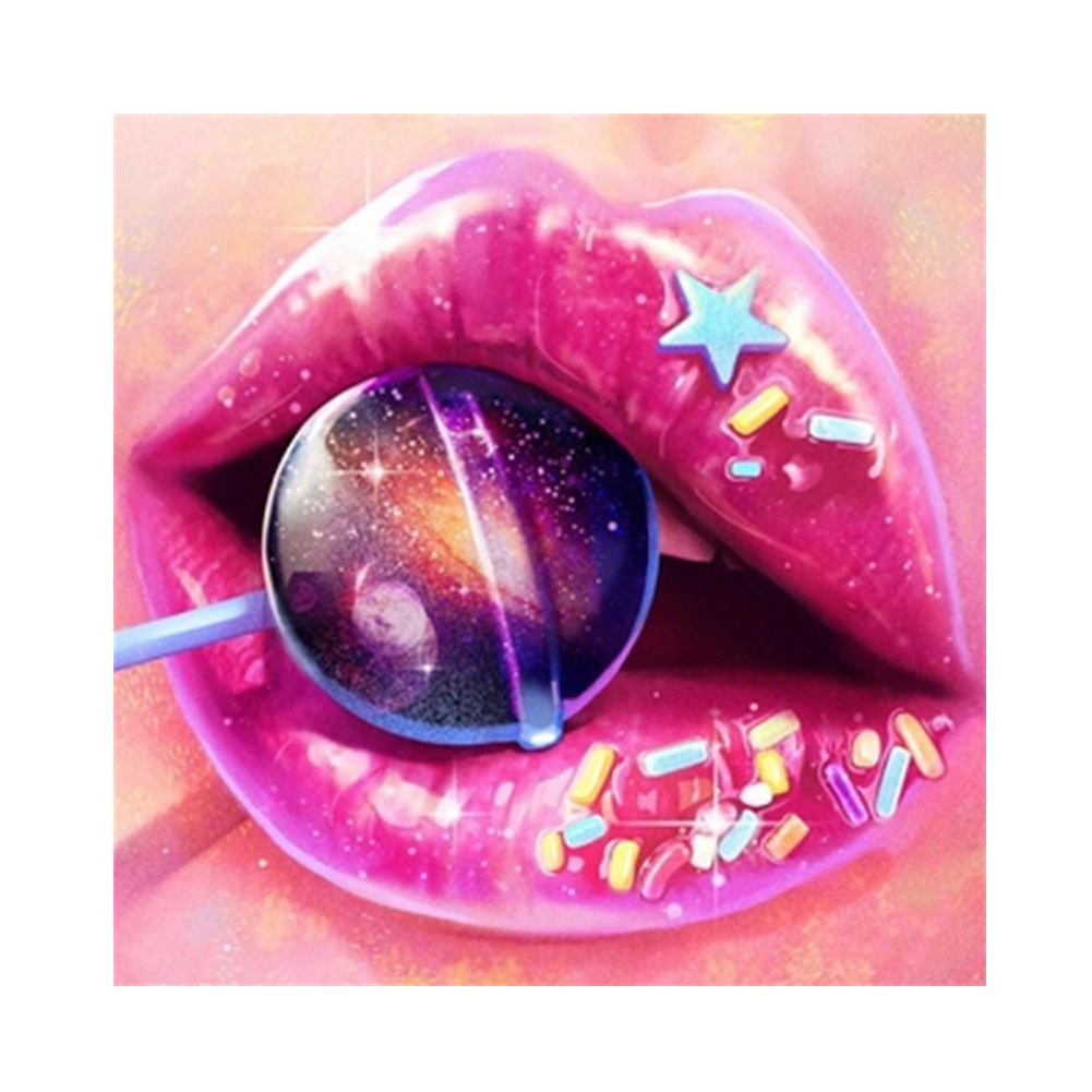 

Lip Art - Round Drill Diamond Painting - 30*30CM, 501 Original