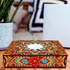 (US Local)Diamond Painting Storage Box DIY 5D Diamond Painting Jewelry Box for Women (D)