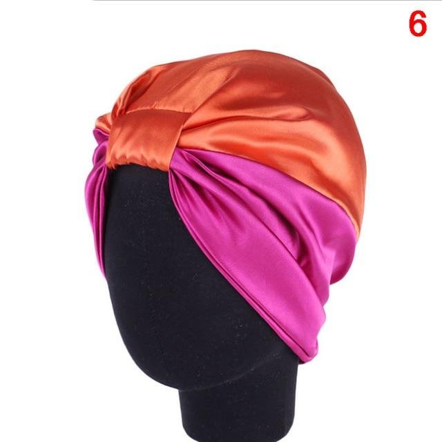 6 Colors Silk Salon Bonnet