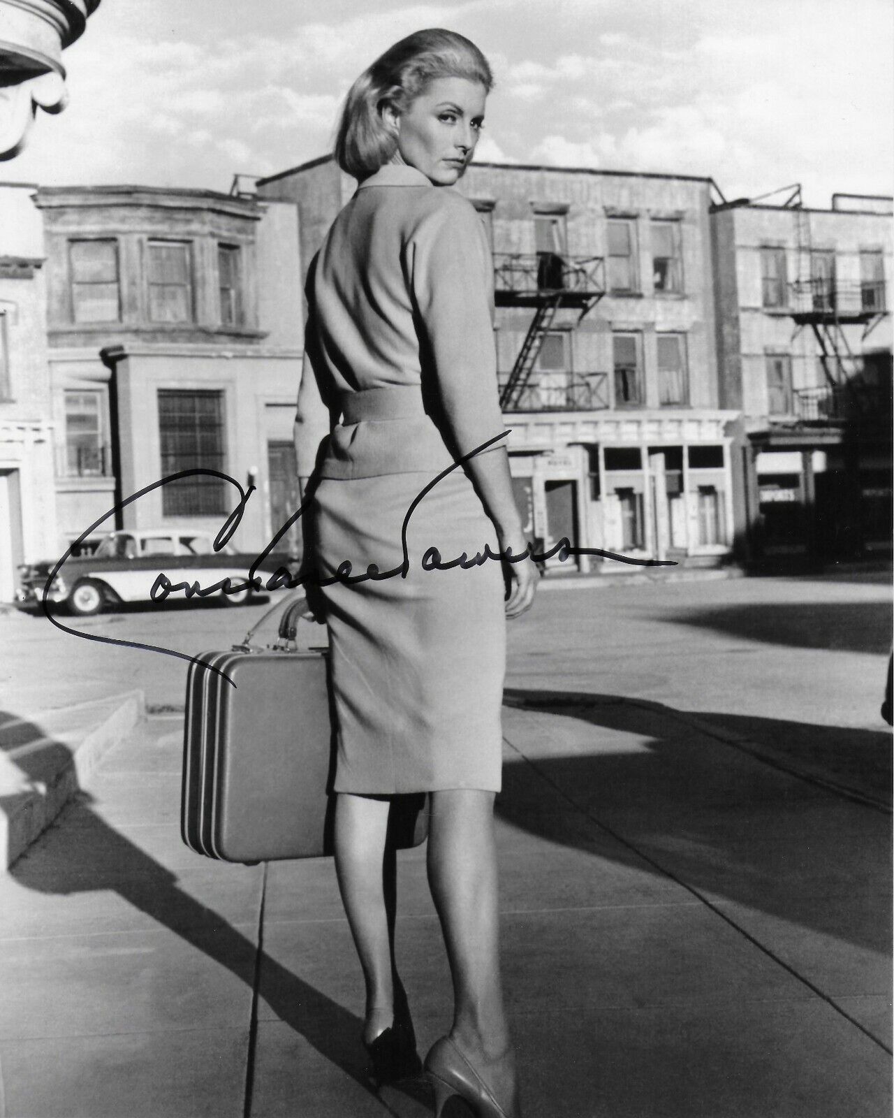 Constance Towers The Naked Kiss Original Autographed 8X10 Photo Poster painting