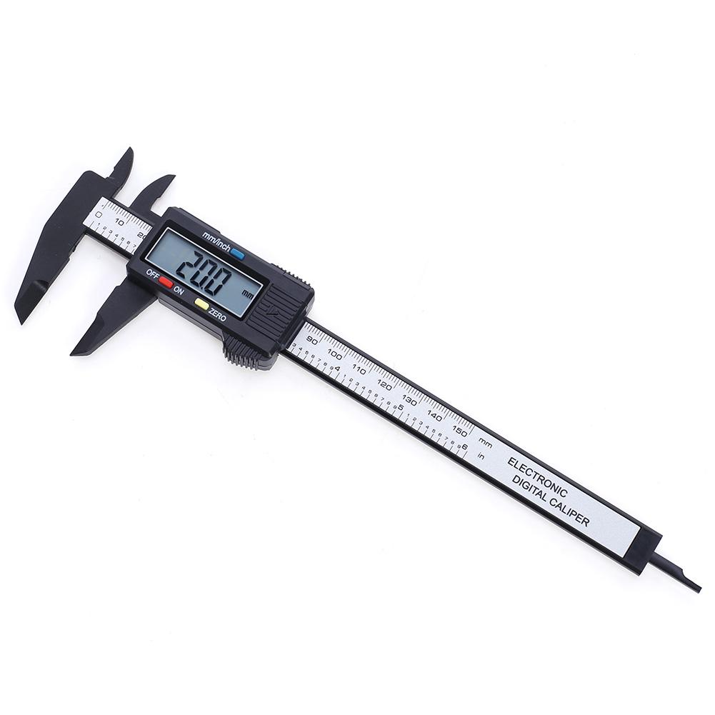 

150mm 6 inch LCD Digital Electronic Carbon Fiber Vernier Calipers Measuring, 501 Original