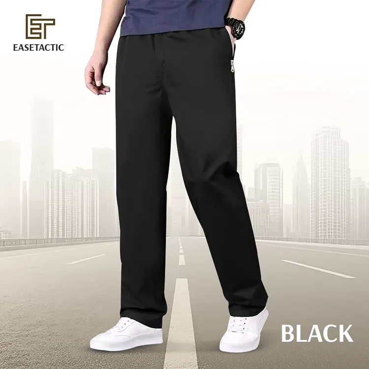 EaseTactic - Flex Fit Zipper-Pocket Durable Pants