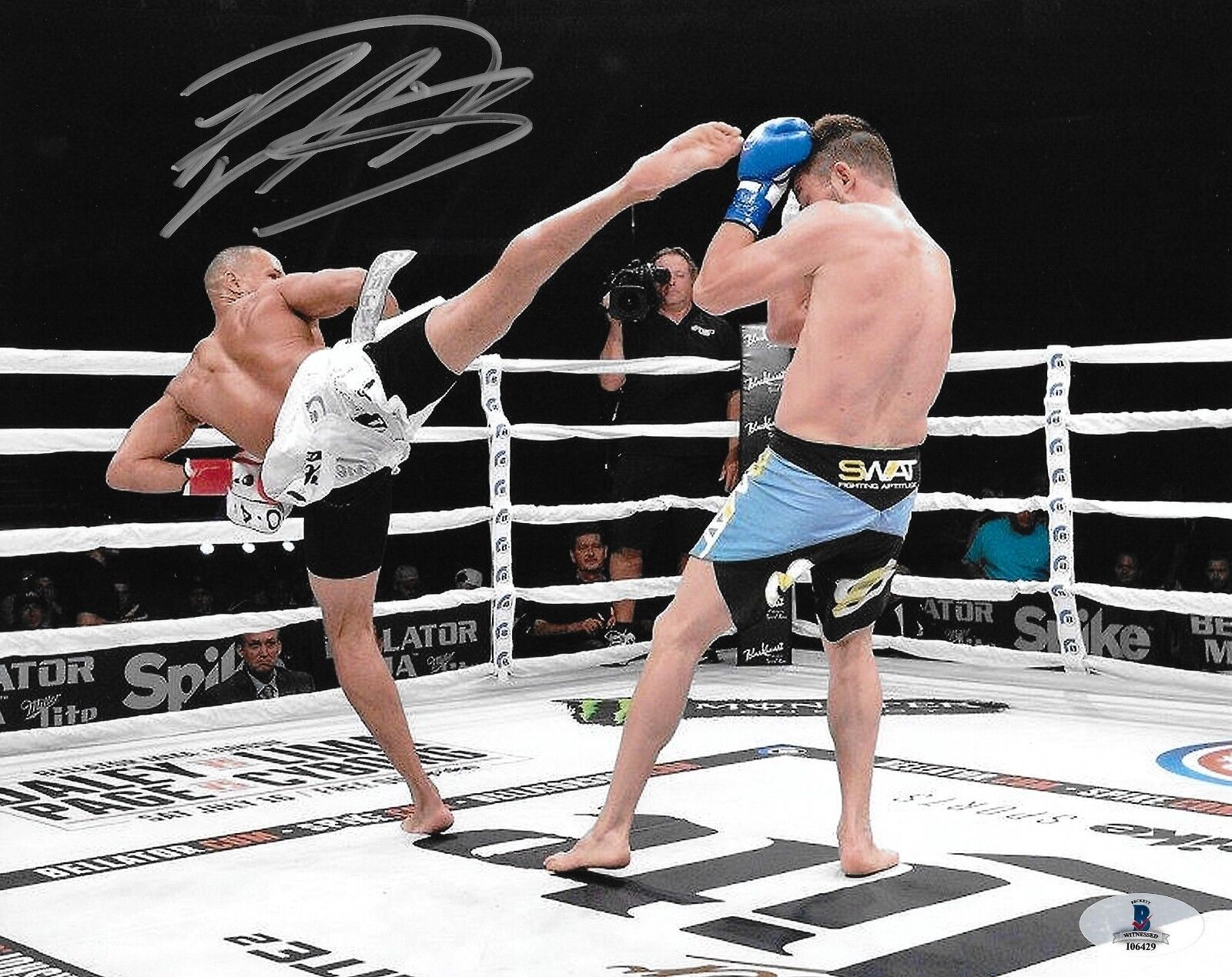 Raymond Daniels Signed 8x10 Photo Poster painting BAS Beckett COA Bellator Kickboxing Picture 29