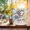 Diamond Painting Acrylic Double-sided Effect Fairy Ornament Kit for Decoration