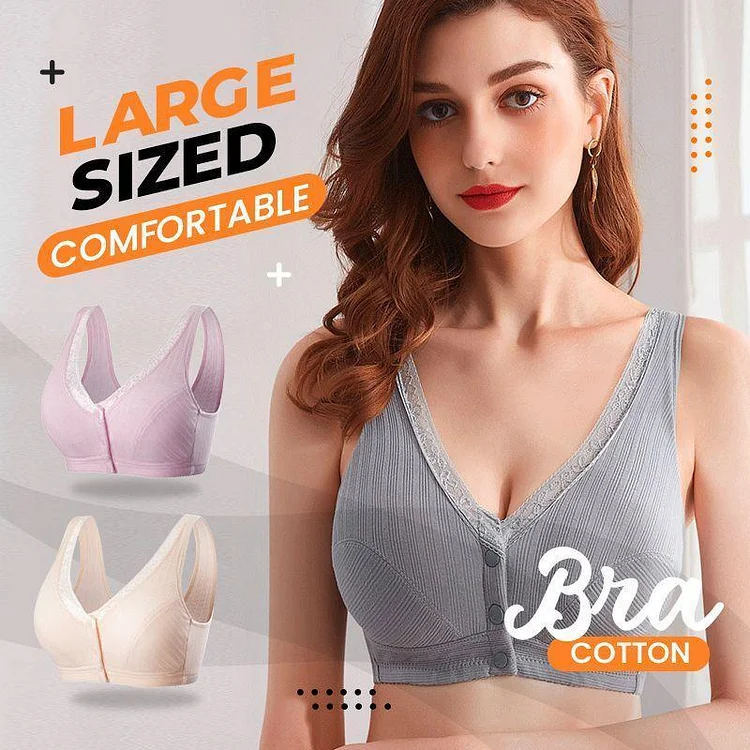 Comfortable Cotton Large Size Bra
