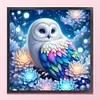 Owl-11CT Stamped Cross Stitch Bead Embroidery 46*46cm/18.11*18.11in tapestrymarket
