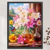Window Lily-9CT Stamped Cross Stitch 60*80cm/23.62*31.5in(Big Size)