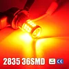 Super Bright 3000lm 9145 H10 LED Fog Lights Bulbs DRL High Power 2835 Chips with Projector Lens Replacement for Cars Trucks, Red