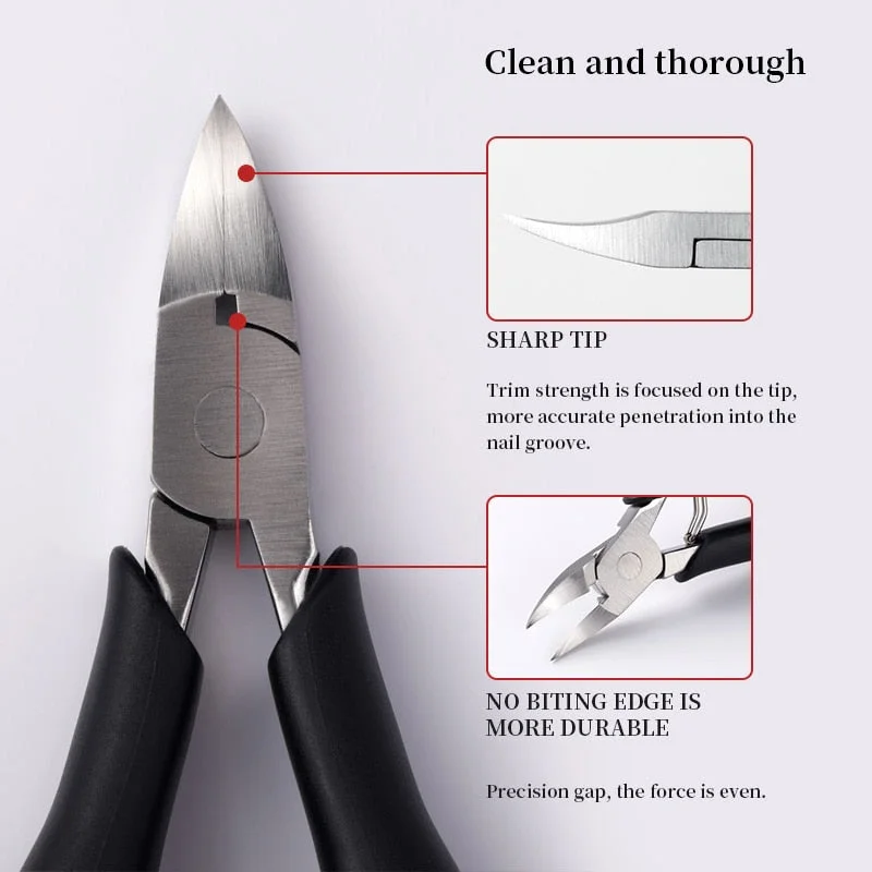 Nail Pliers Click Nose Silicon Design For Nail Clippers Gel Polish Remove Pedicure Manicure Color Nail Art Tools-Nail Inspo