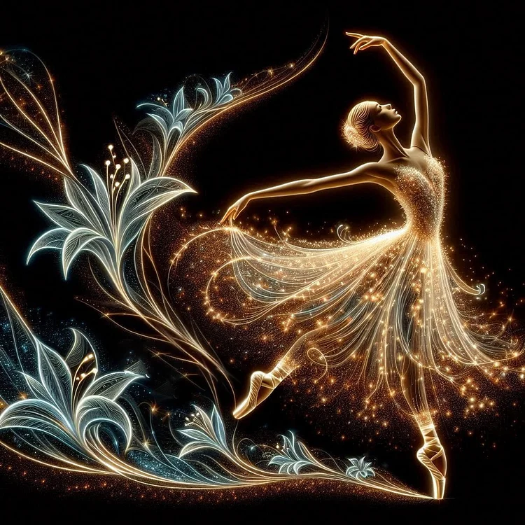 Fantasy Ballet Girl 40*40CM(Canvas) Diamond Painting gbfke