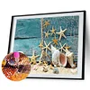 Diamond Painting -DIY Full Square Drill Beach Shell