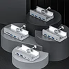Aluminum Alloy USB3.0 Docking Station Fixing Clip Adjustable Thickness Converter Hub