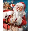 Santa Claus  | Full Round Diamond Painting KitsChristmas