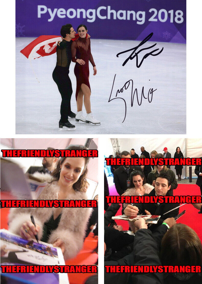 TESSA VIRTUE & SCOTT MOIR signed 2018 OLYMPICS