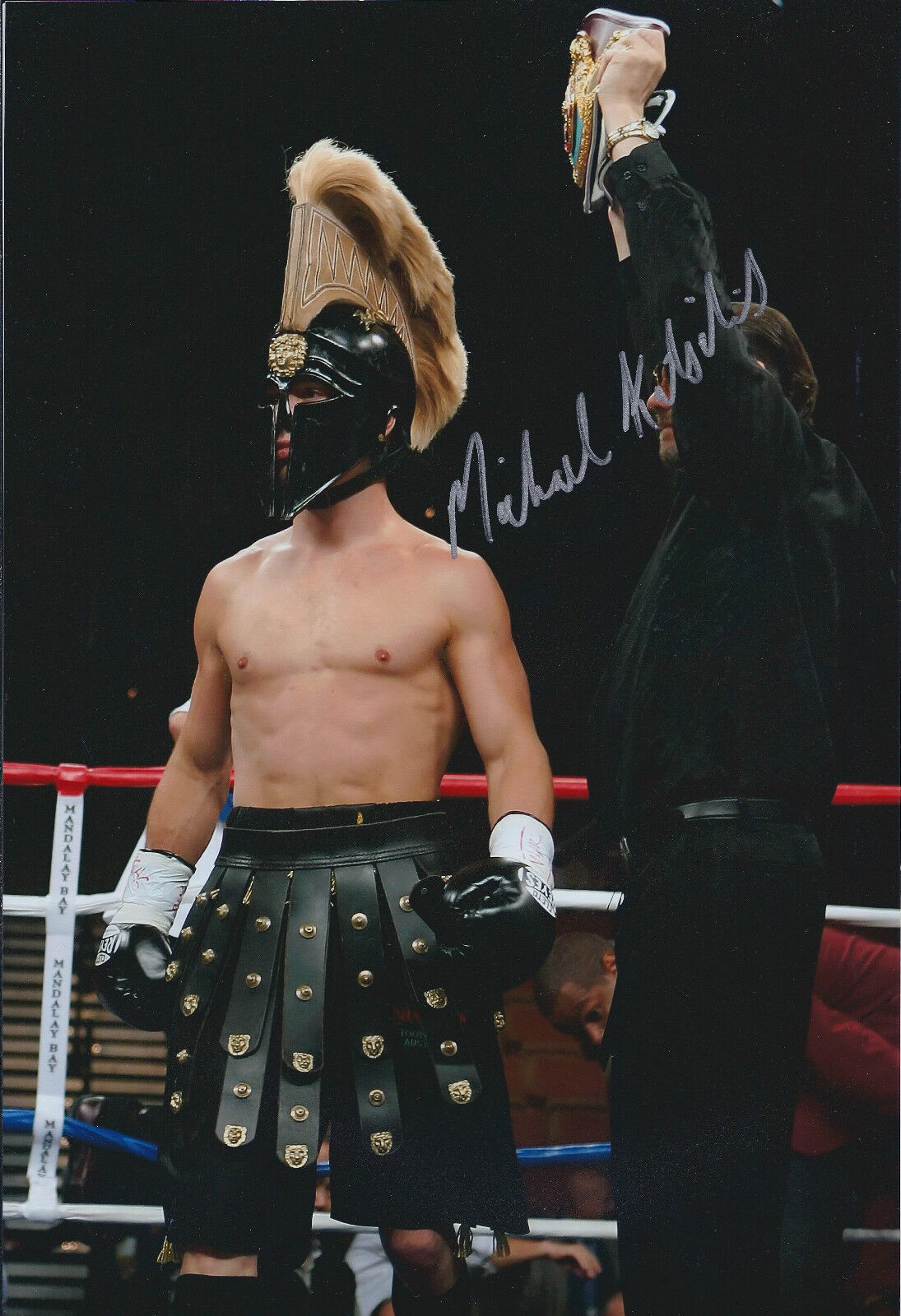 Michael KATSIDIS Signed 12x8 Autograph Photo Poster painting AFTAL COA WBO Boxing Champion