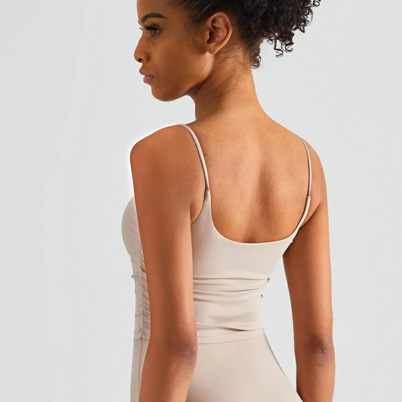 Buy crop spaghetti top on Hergymclothing