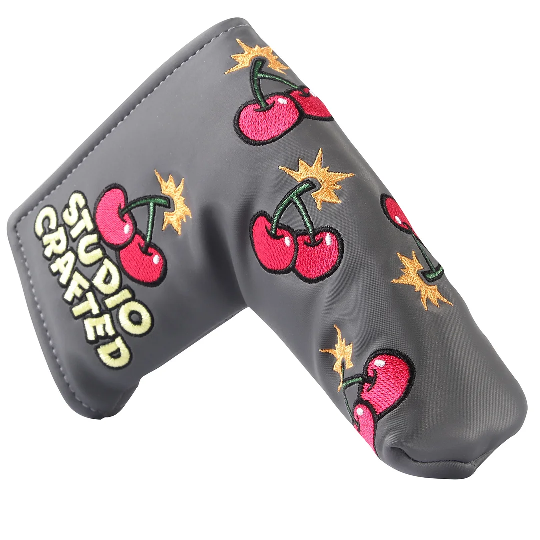 New Cherry Bomb Golf Blade Putter Headcover  Magnetic Studio Crafted]