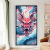 Dragon-11CT Stamped Cross Stitch 40*70cm/15.75*27.56in(Big Size)