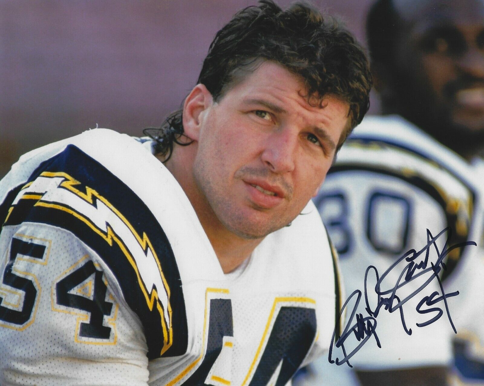 Autographed 8x10 BILLY RAY SMITH San Diego Chargers Photo Poster painting -w/ COA