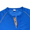  Stylish Henley T-Shirt with Contrast Trim for Men by Inlyline