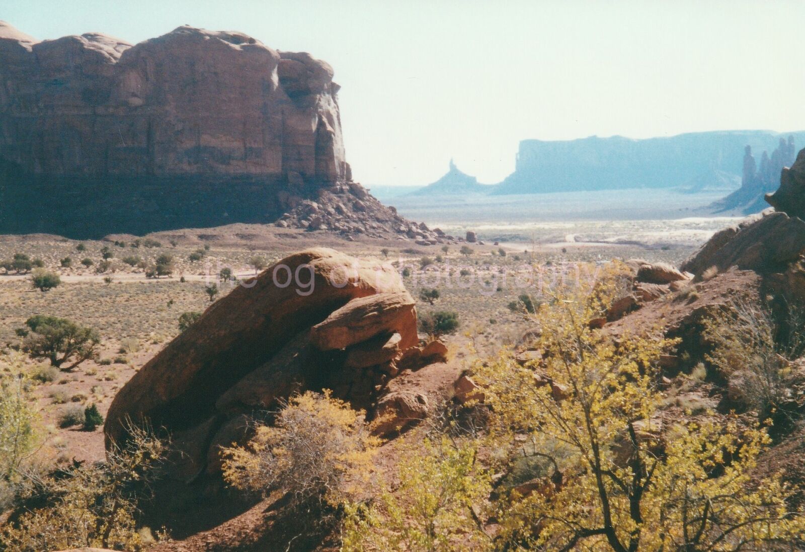 AMERICAN BEAUTY Navajo Land FOUND Photo Poster painting ColorOriginal 811 26 R