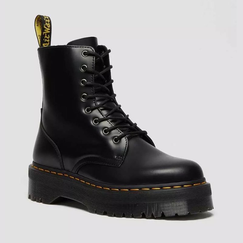 keith haring 1460 smooth leather lace up boots