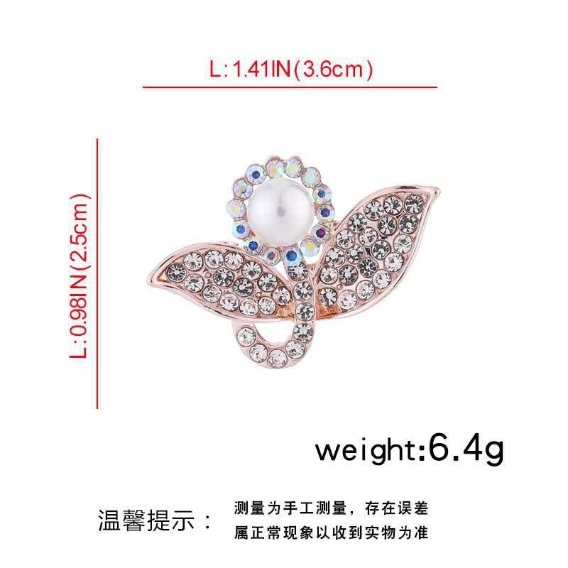 Elegant Glam Pin Heart Shape Flower Bow Knot Alloy Plating Artificial Pearls Women’s Brooches