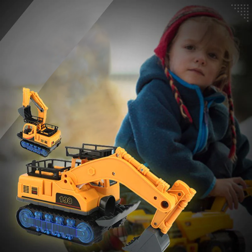 Electric Excavator Toy - Shoot-at-the-basket