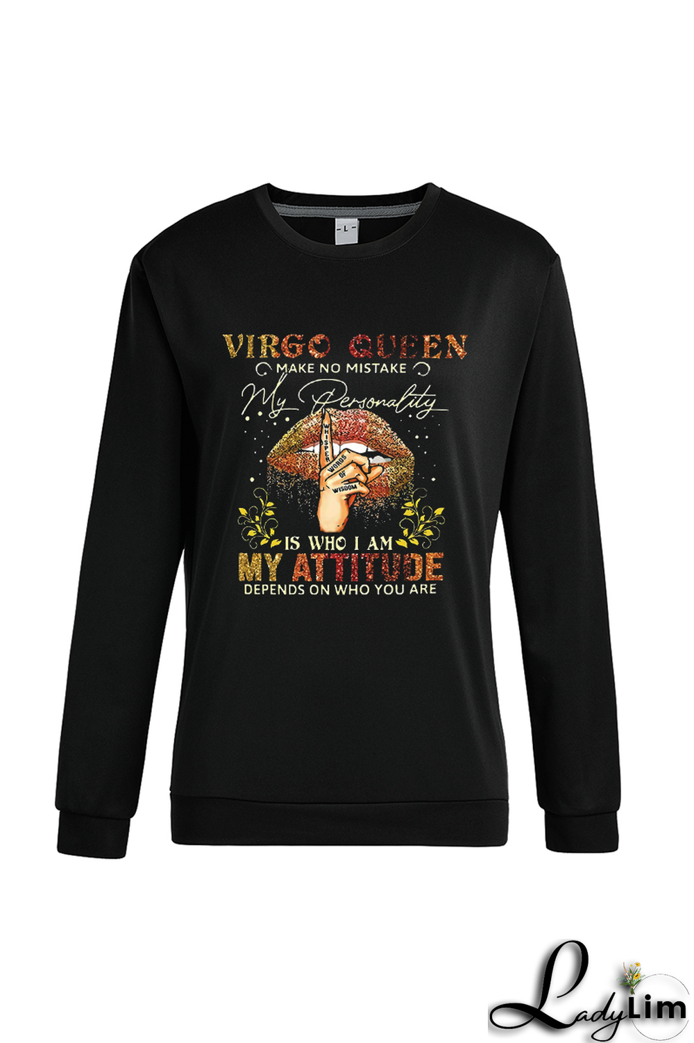 White Fashion Street Print Patchwork Letter O Neck Tops