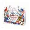 DIY 2027 Diamond Painting Calendar Art Kit Paper Desk Calendar Desktop Decoration Craft Kit