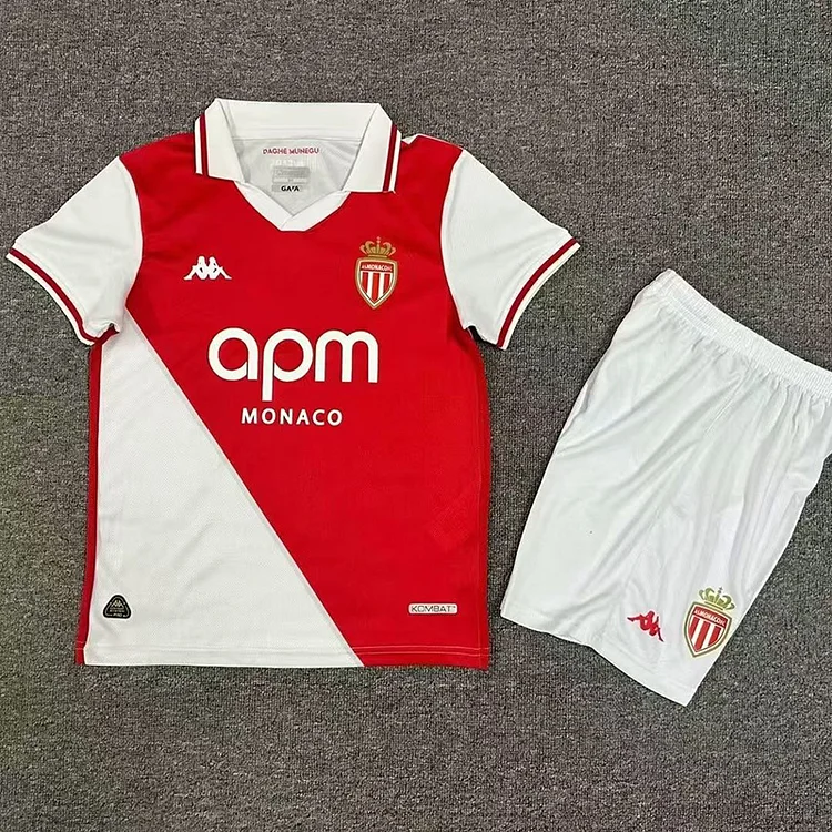24-25 Kids Monaco Home Jersey