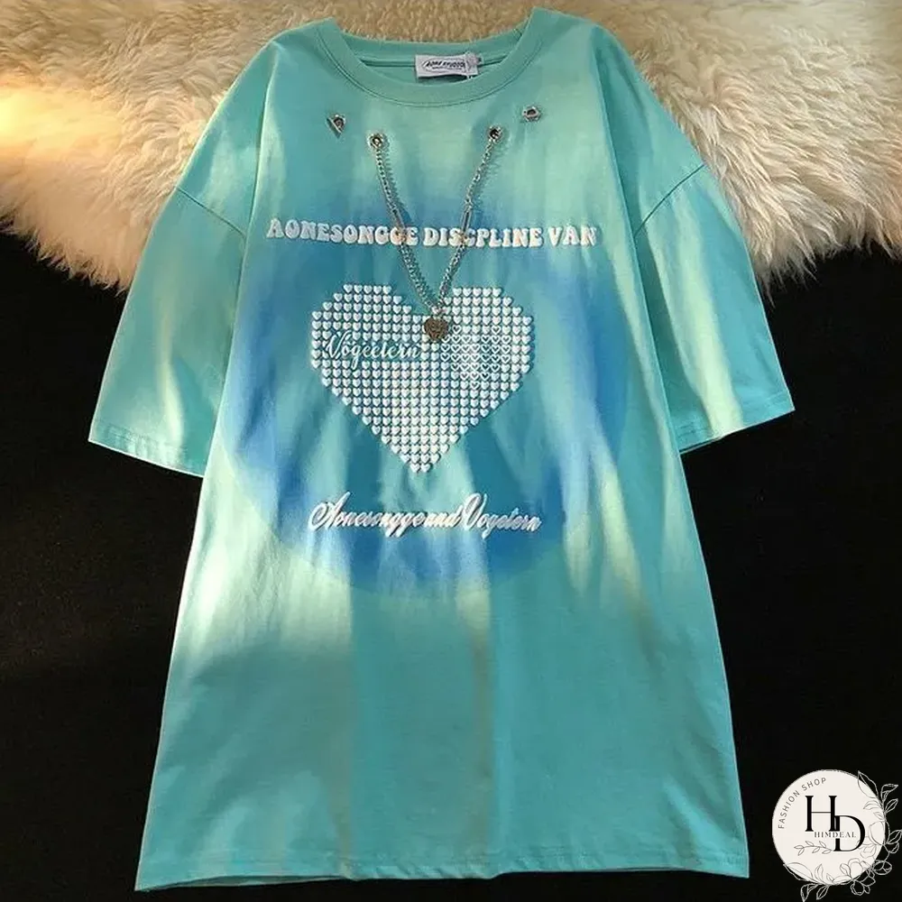 Unisex Heart Oversized T-Shirt
