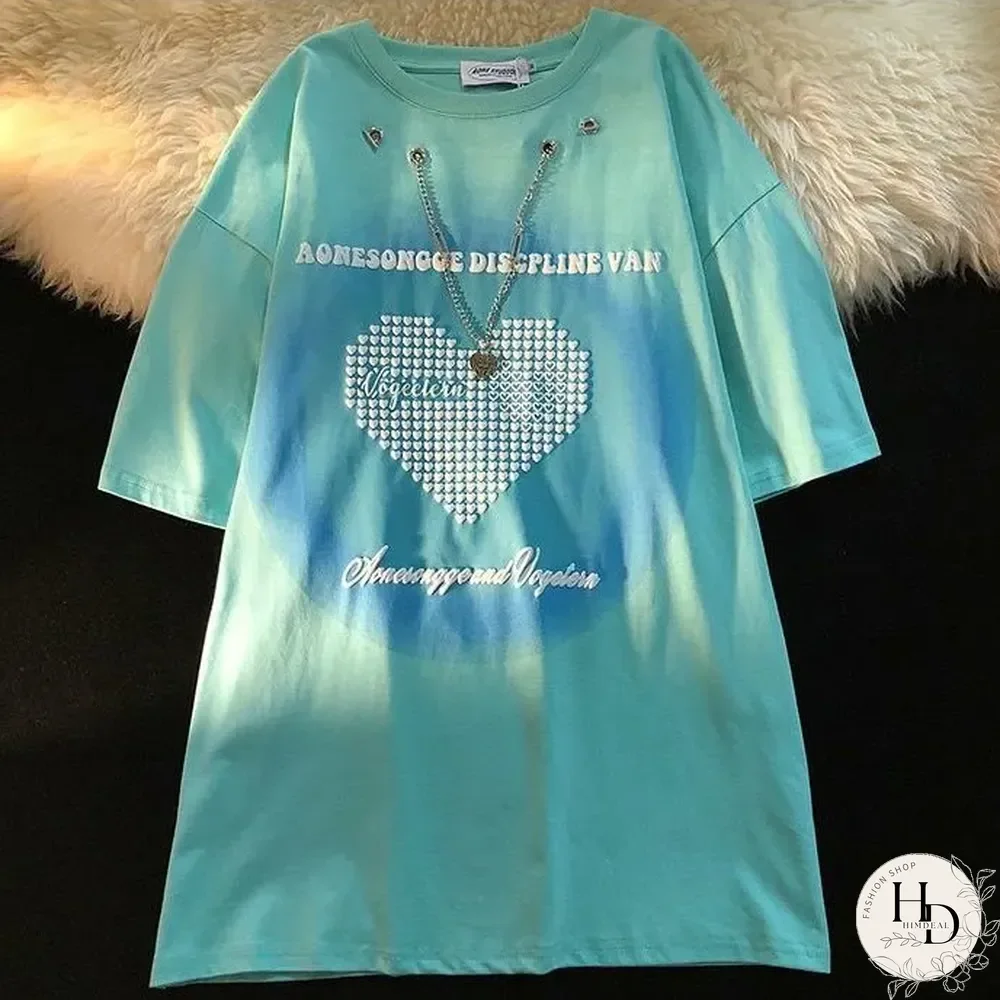 Unisex Heart Oversized T-Shirt