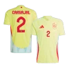 CARVAJAL #2 Spain Away Soccer Jersey EURO 2024