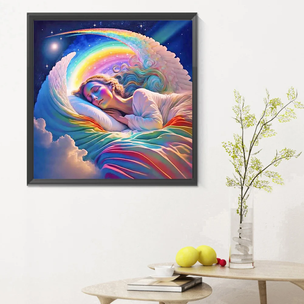 Full Round Diamond Painting 30*30cm - Sweet Dream Angel