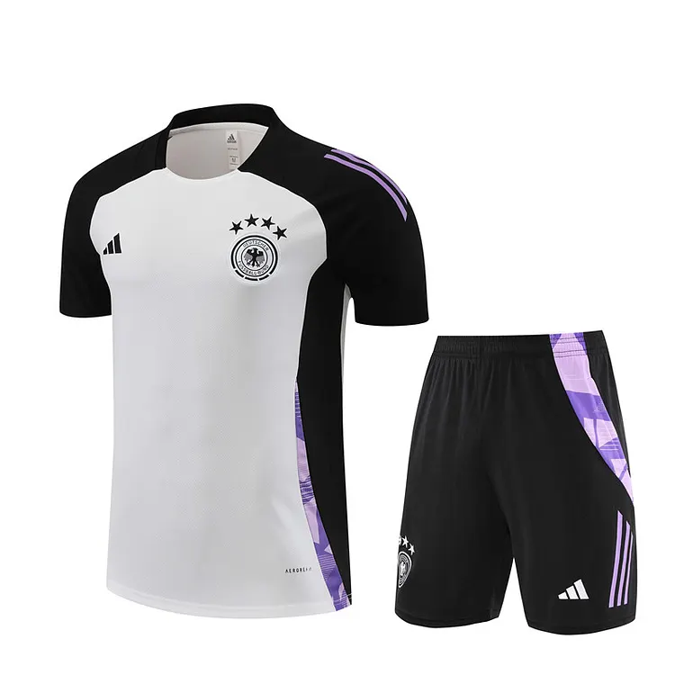 2024-25 Germany white short-sleeved training uniform
