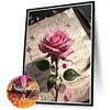 La Rose-Peinture Diamant Ronde Compl&egrave;te-40*50CM