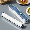 Plastic Wrap Dispenser with Cutter Magnetic Food Cling Film Cutter Kitchen Tool