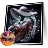 (US Only)Diamond Painting - Full Round Drill - Lady (Canvas|40*40cm)