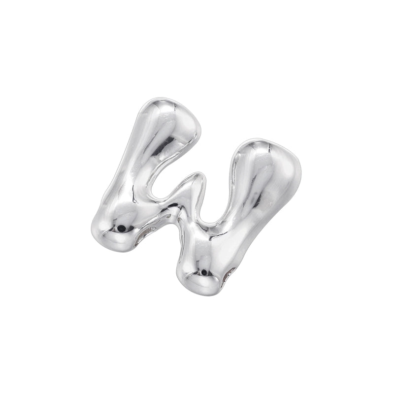 1 Piece 21mm Copper 18K Gold Plated Letter Beads