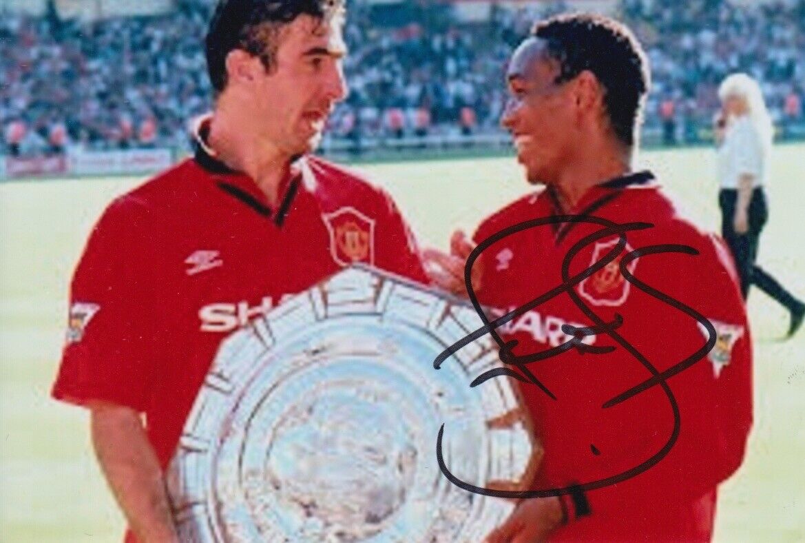 PAUL INCE HAND SIGNED 6X4 Photo Poster painting MANCHESTER UNITED FOOTBALL AUTOGRAPH