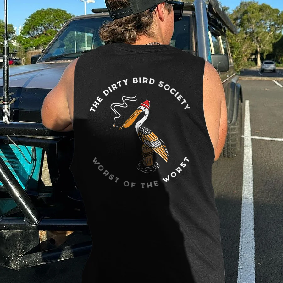 The Dirty Bird Society Worst Of The Worst Printed Men's Tank
