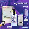 Magic card electronic passMonicard electronic bar chirp NFC Bluetooth animation video trendy pendant