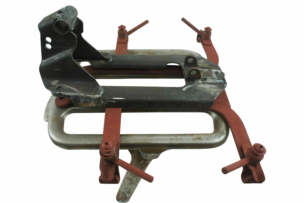 CJ750 rear rack toolbox mount (dual mount)