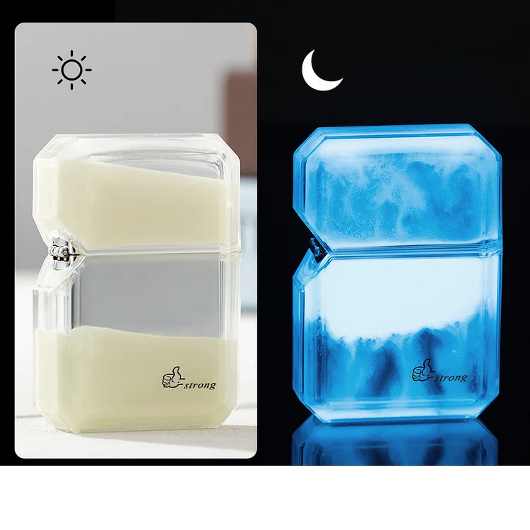 Refillable Luminous Quicksand Lighter