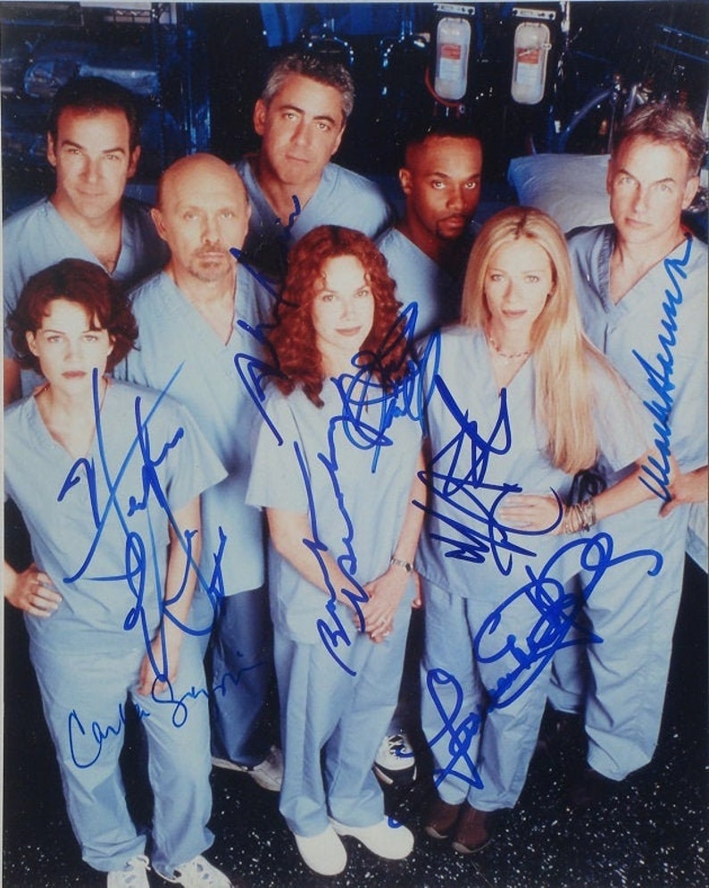 CHICAGO HOPE CAST Signed Photo Poster painting X8 Adam Arkin, Hector Elizondo, Mandy Patinkin, Mark Harmon, Rocky Carroll, Lauren Holly wcoa