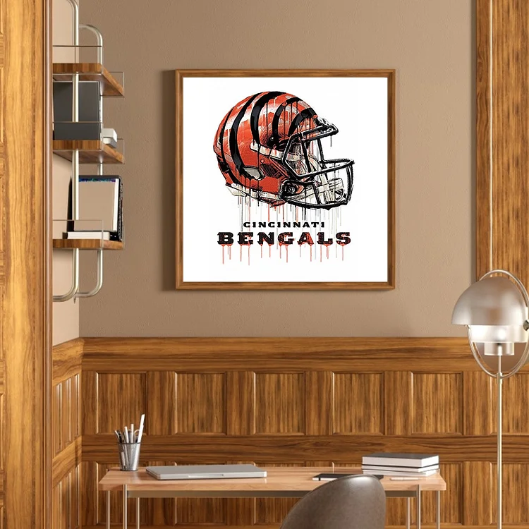 Cincinnati Bengals Sport Illustration - 5D Diamond Painting